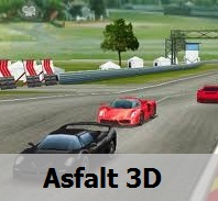 İki Kişilik 3 Boyutlu Araba Yarışı: Asfalt 3D